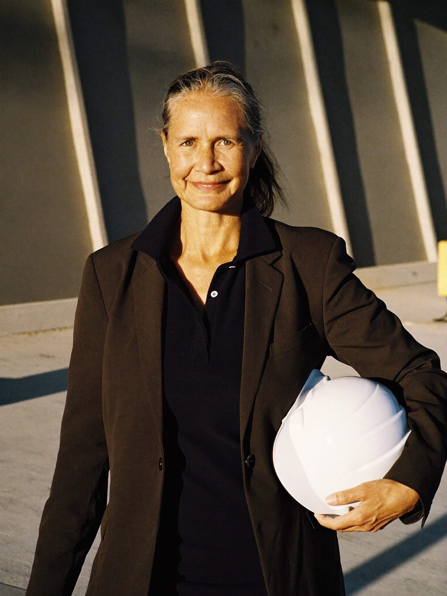 Portrait of Elena Vasquez, Founder and President of Ironvale Construction Group