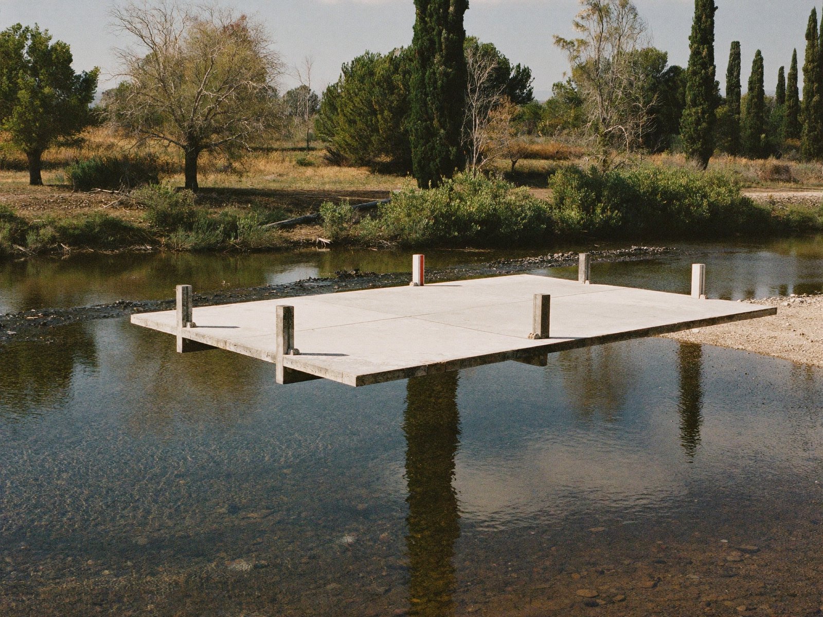 Reinforced concrete low-water crossing replacement over Cibolo Creek in Bexar County